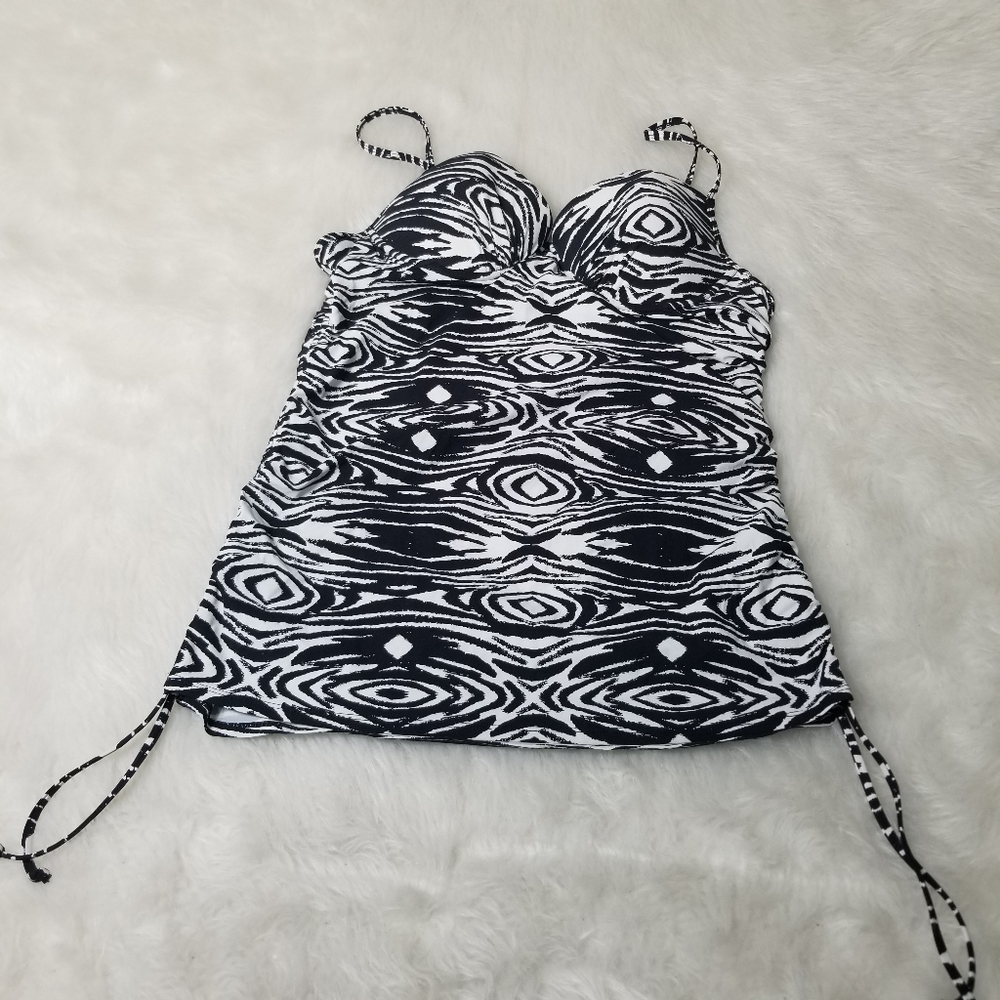 Assets by Spanx Tankini Bathing Suit Top Size XL